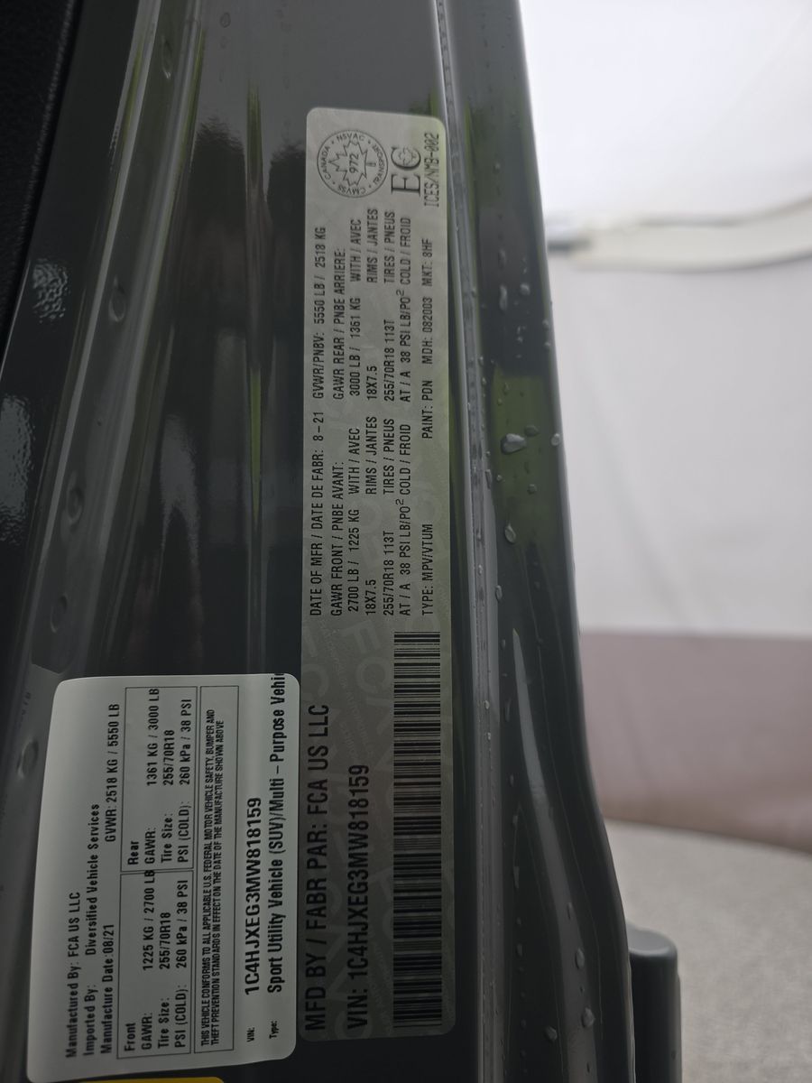 2021 Jeep Wrangler Unlimited Sahara AWD