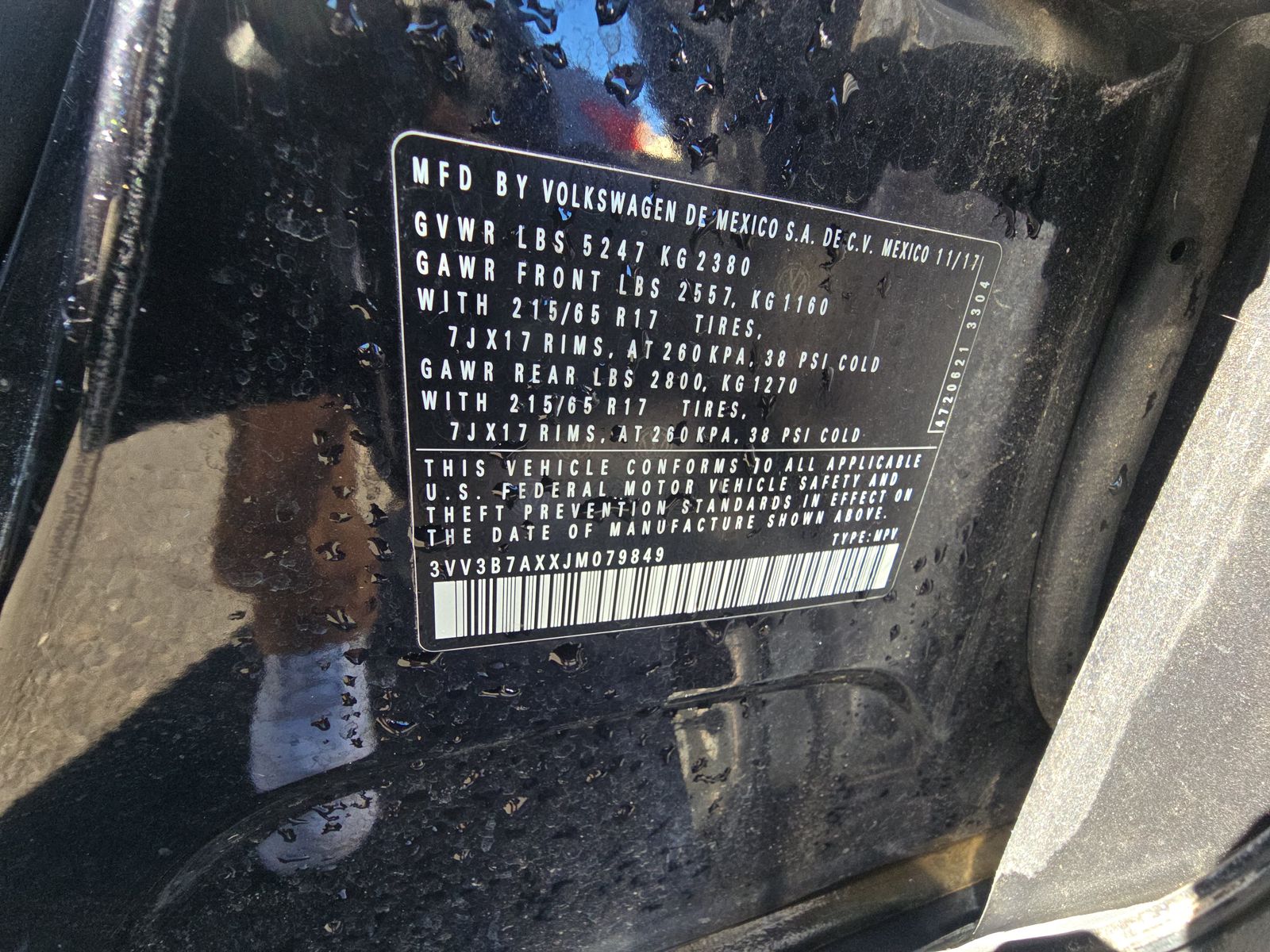 2018 Volkswagen Tiguan 2.0T SE FWD