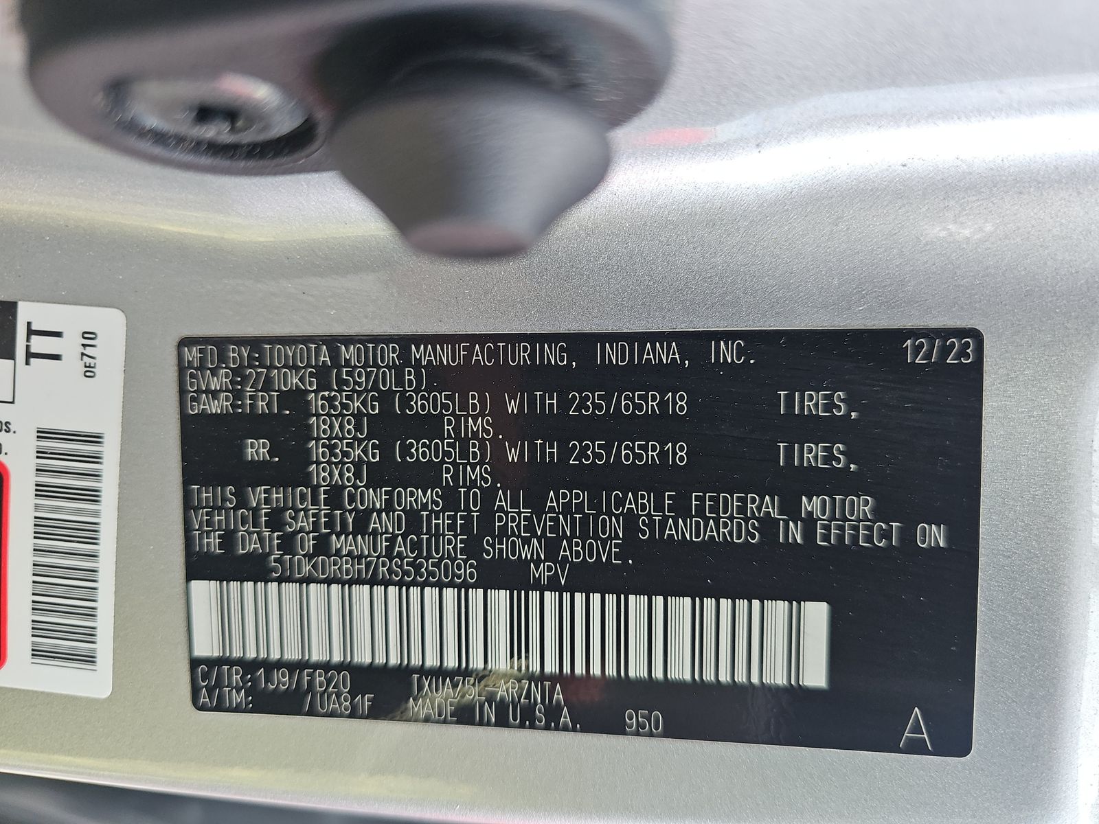 2024 Toyota Highlander LE AWD