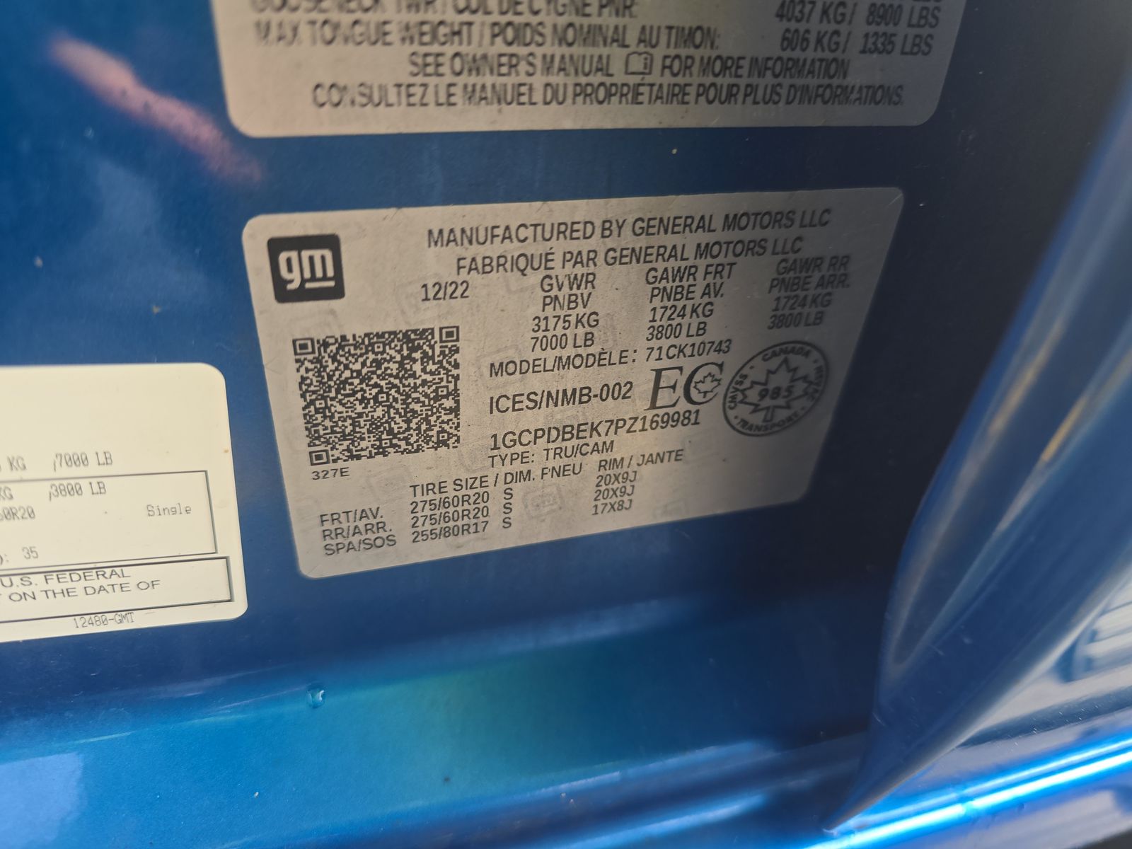 2023 Chevrolet Silverado 1500 Custom AWD