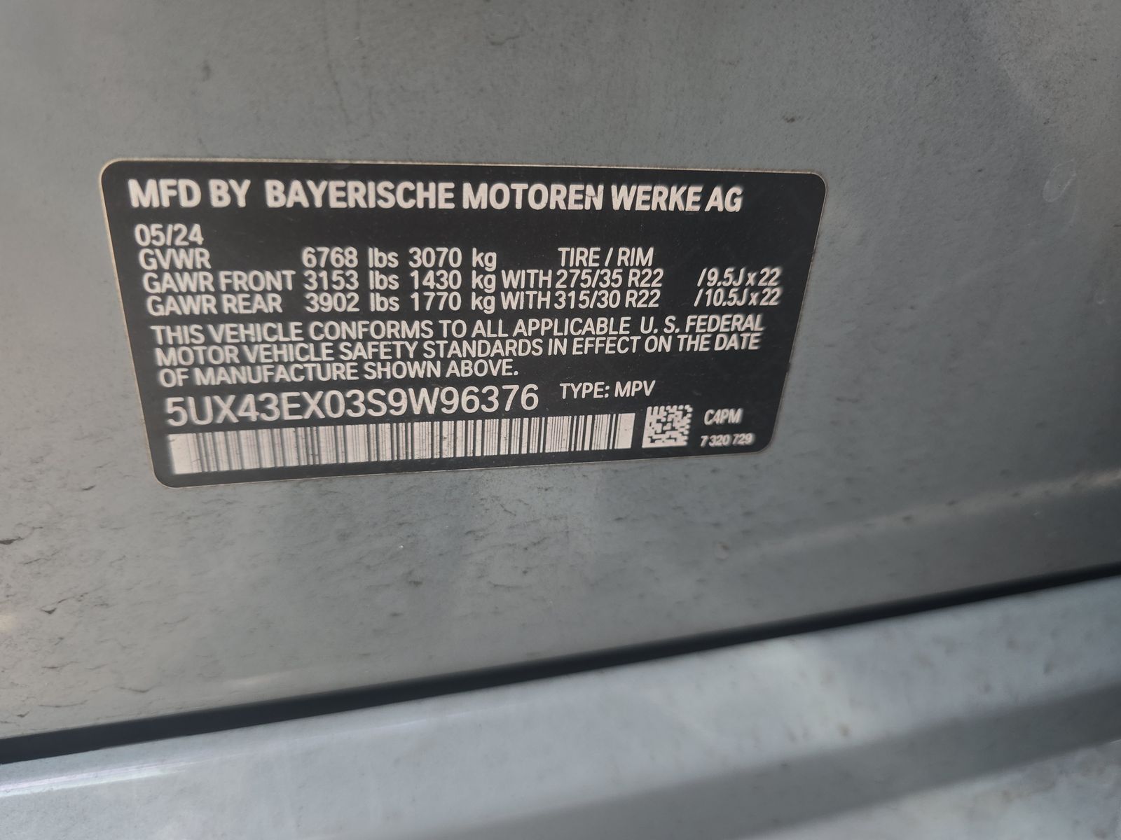 2025 BMW X6 M60i xDrive AWD