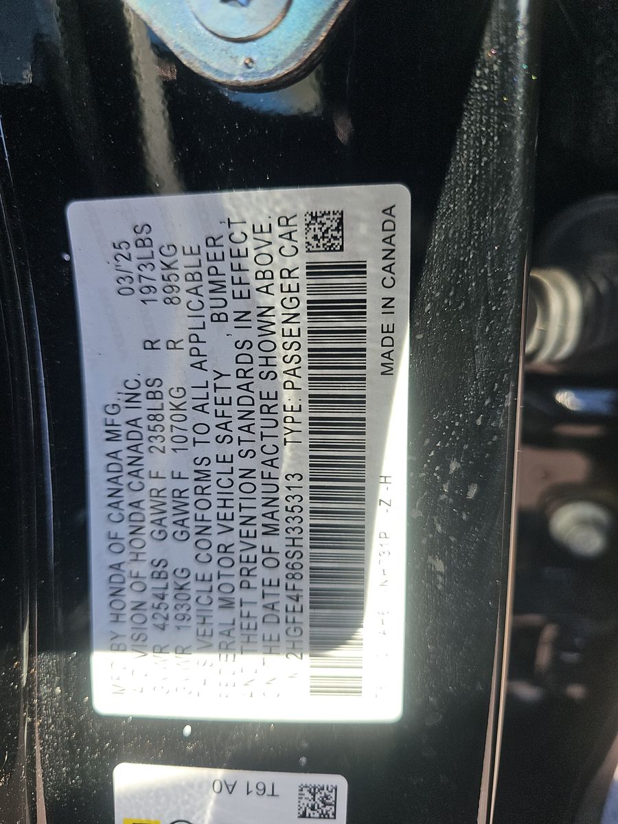 2025 Honda Civic Hybrid Sport FWD