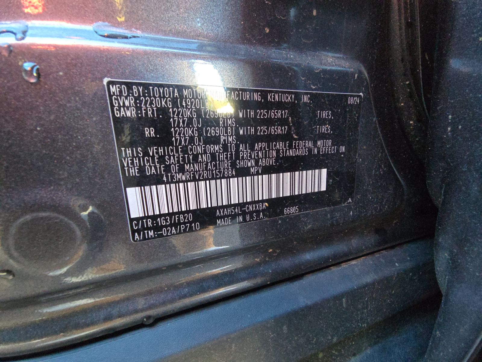 2024 Toyota RAV4 Hybrid LE AWD