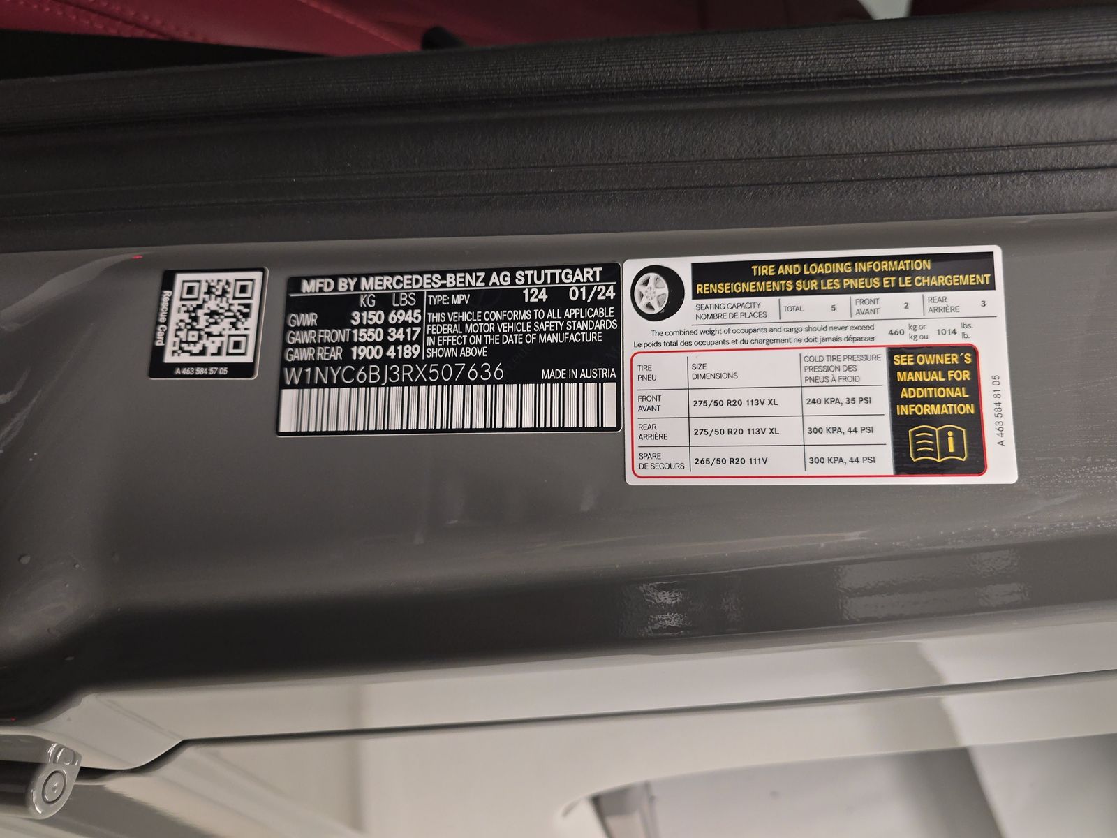 2024 Mercedes-Benz G-Class G 550 AWD