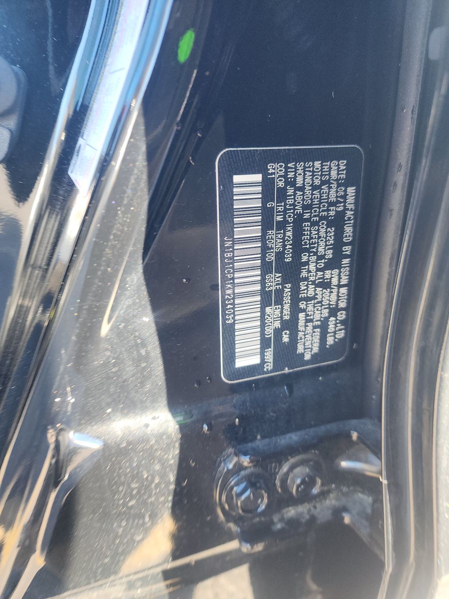 2019 Nissan Rogue Sport SV FWD