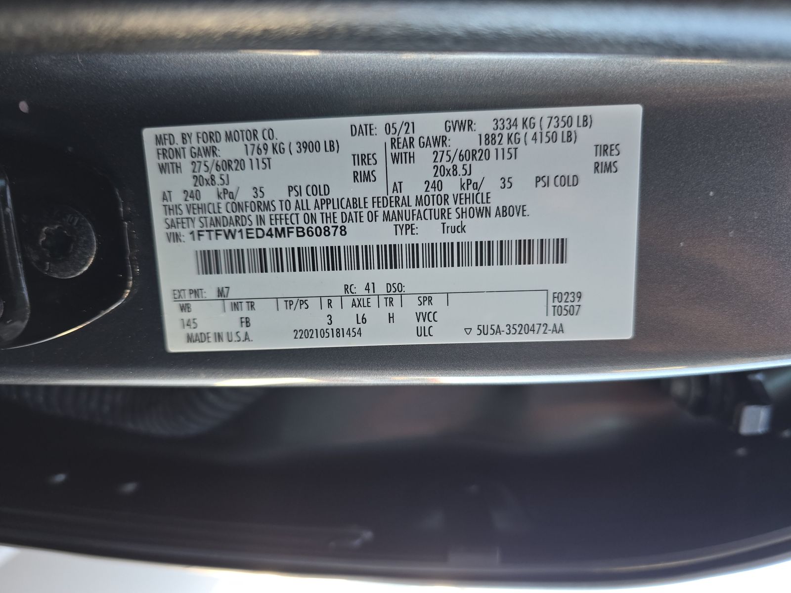 2021 Ford F-150 Hybrid XLT AWD