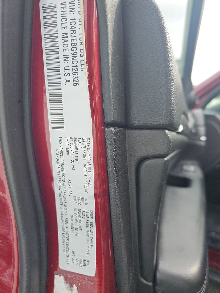 2022 Jeep Grand Cherokee Limited RWD