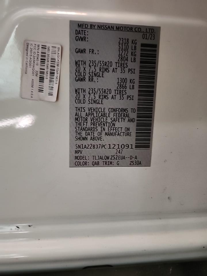 2023 Nissan Murano SV FWD