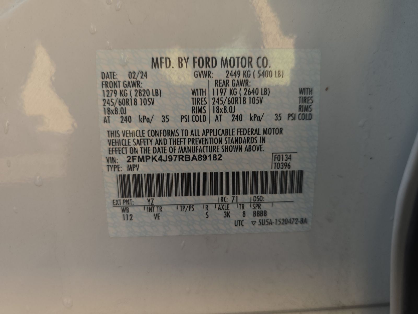 2024 Ford Edge SEL AWD