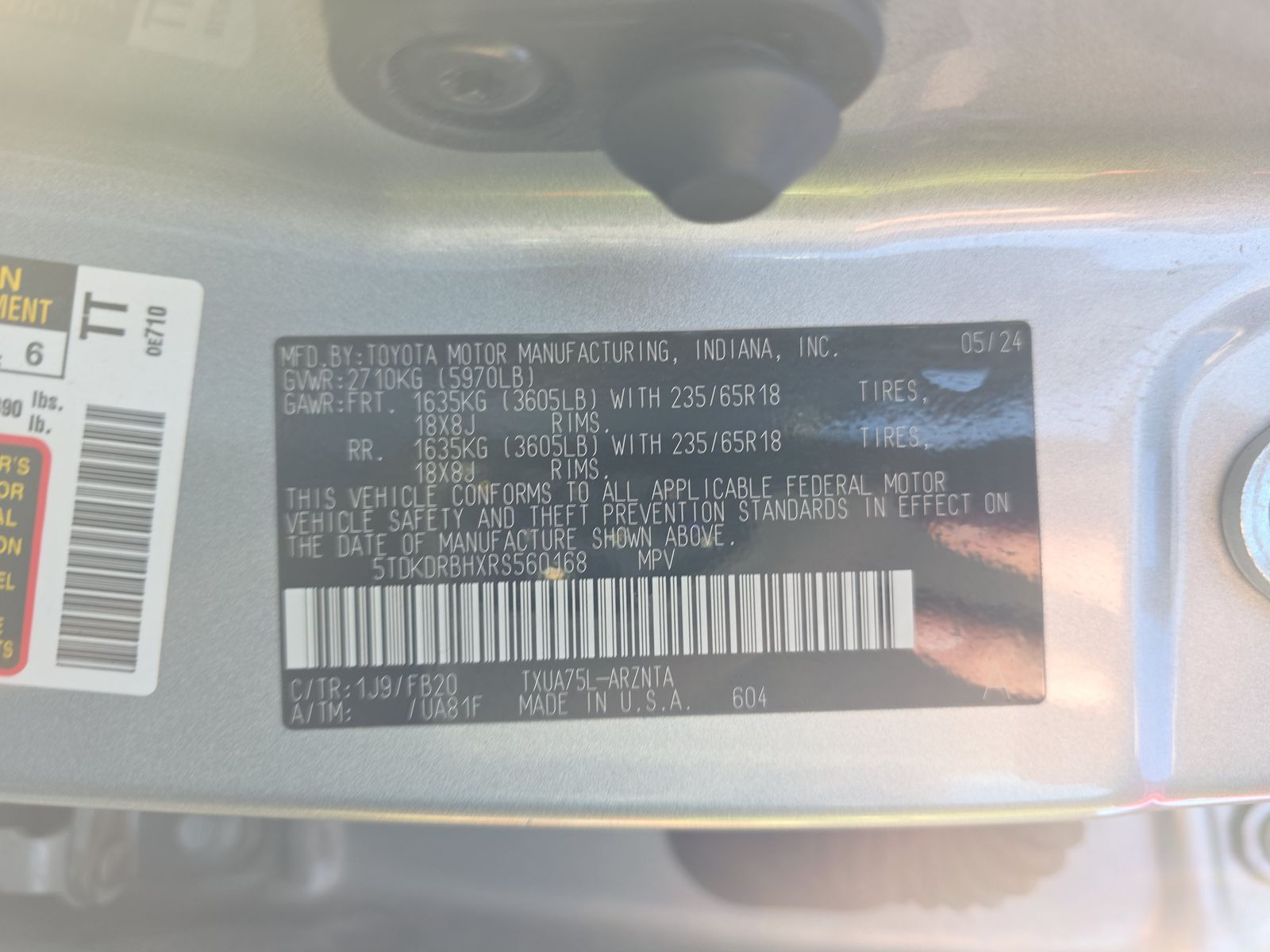 2024 Toyota Highlander LE AWD