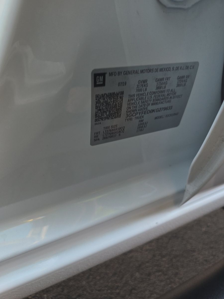 2019 Chevrolet Silverado 1500 LT Trail Boss AWD