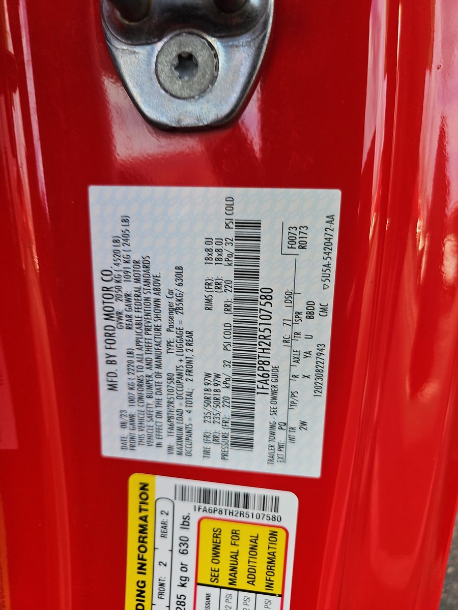 2024 Ford Mustang EcoBoost RWD