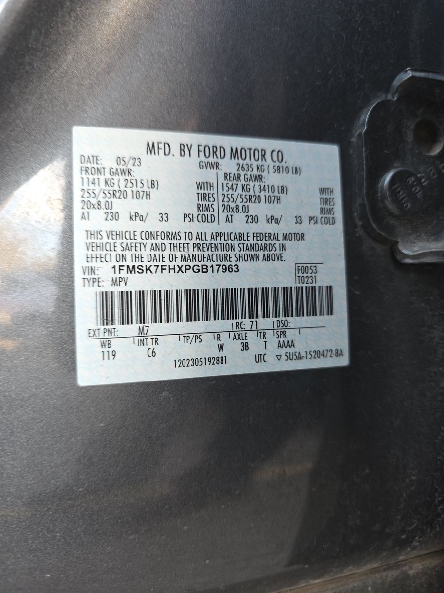 2023 Ford Explorer Limited RWD