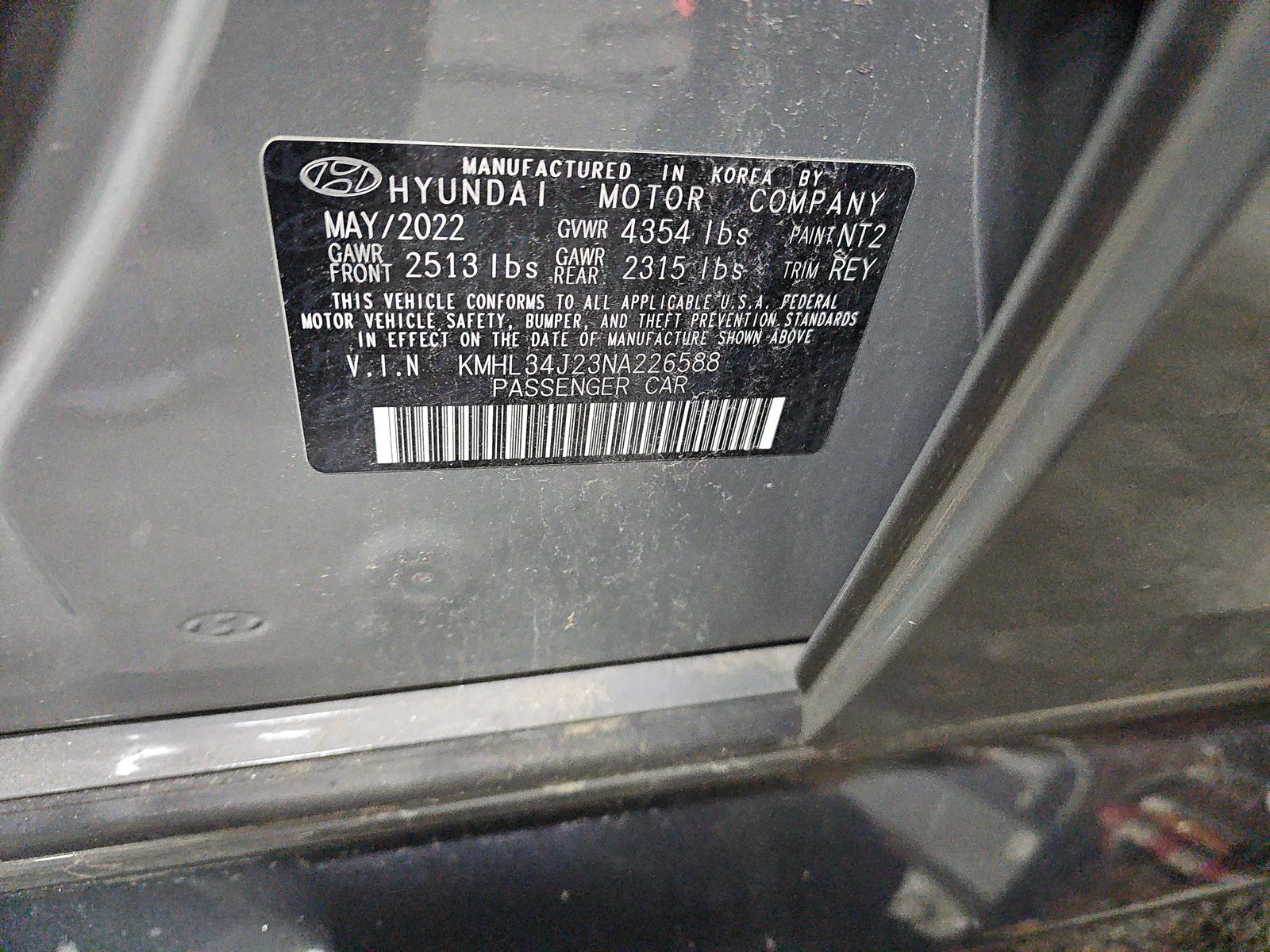 2022 Hyundai Sonata Limited FWD