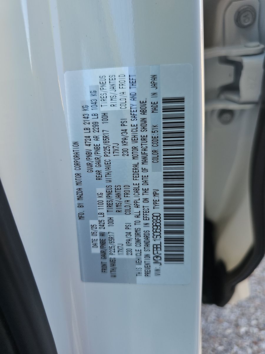 2025 MAZDA CX-5 2.5 S Select Package AWD