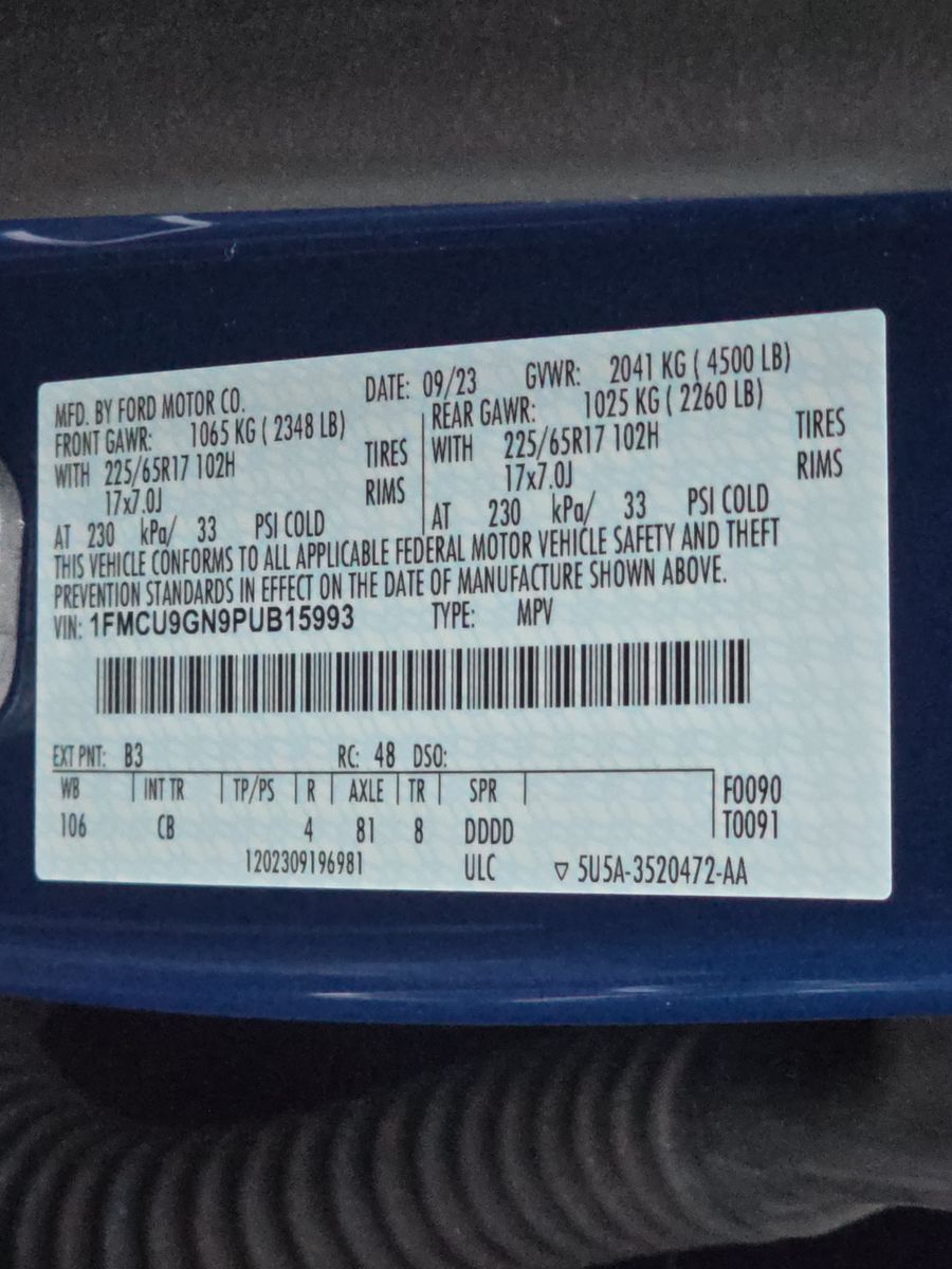 2023 Ford Escape Active AWD