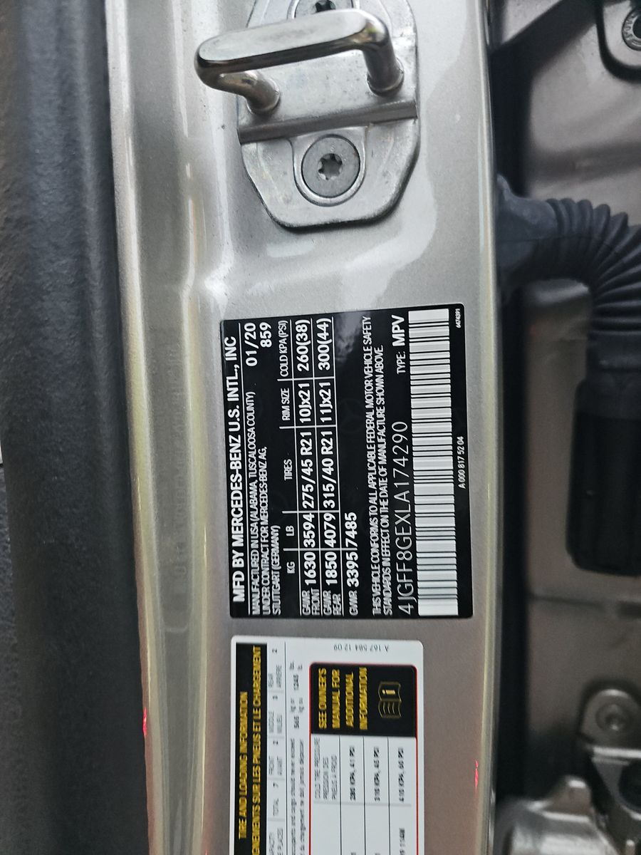 2020 Mercedes-Benz GLS GLS 580 AWD