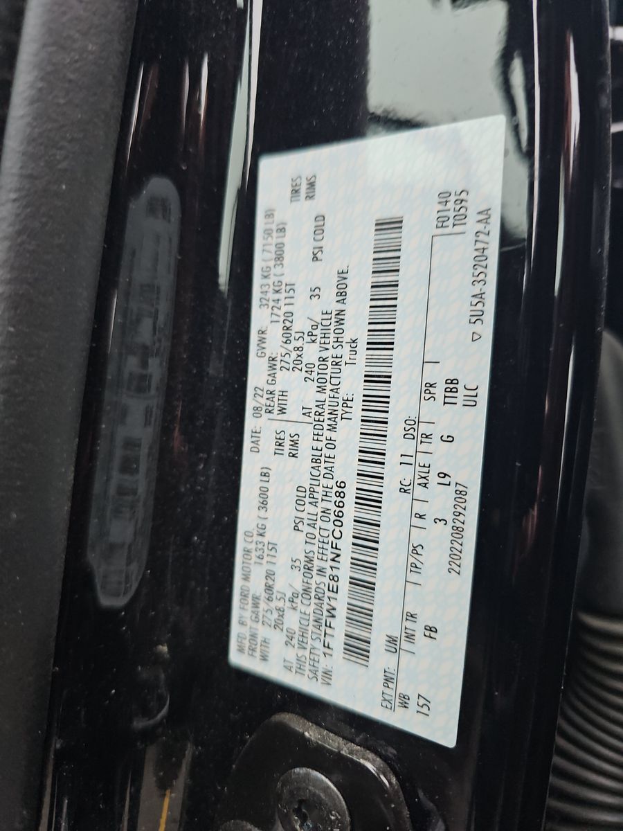 2022 Ford F-150 XLT AWD