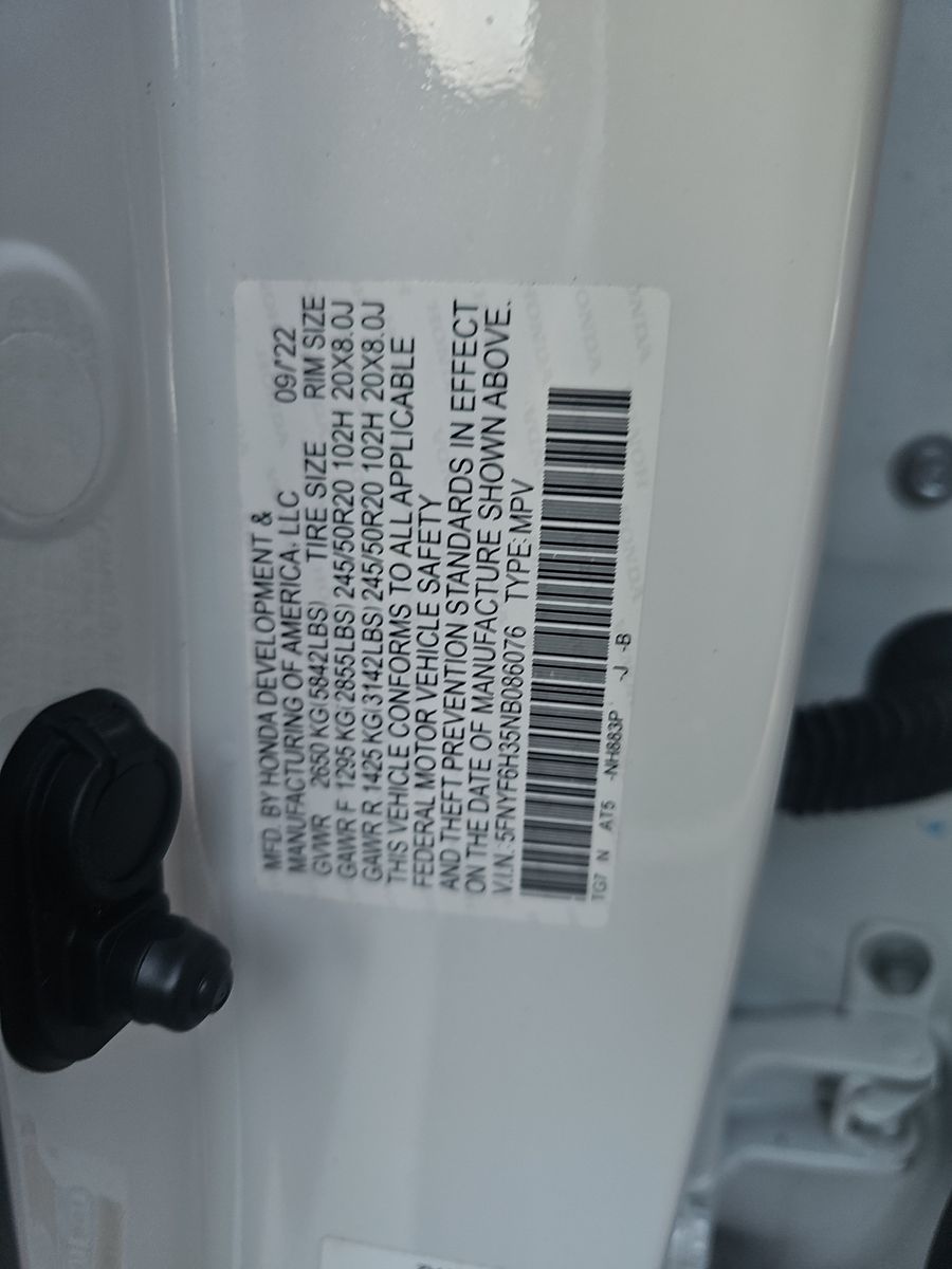 2022 Honda Pilot Sport AWD