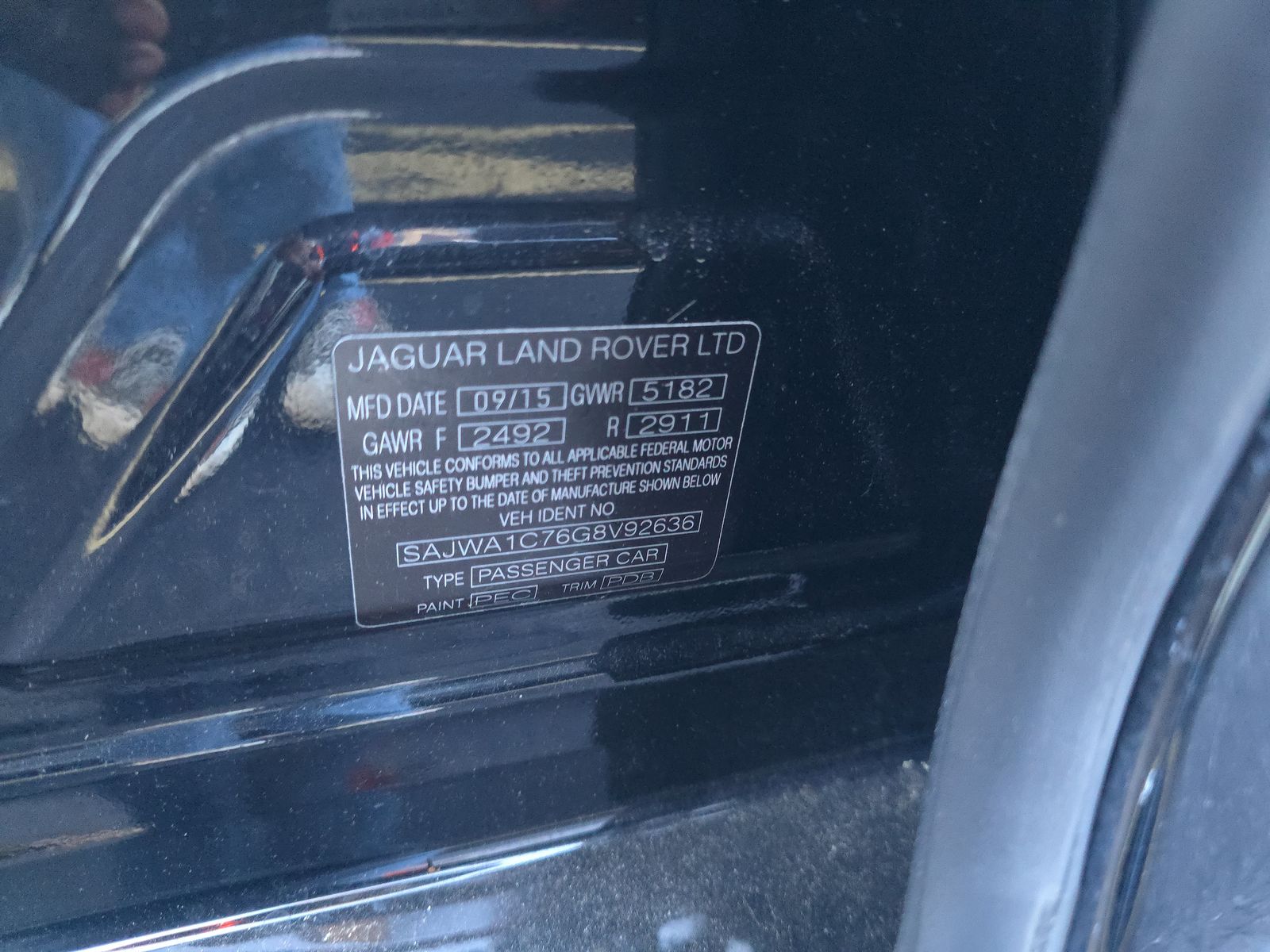 2016 Jaguar XJ R-Sport RWD