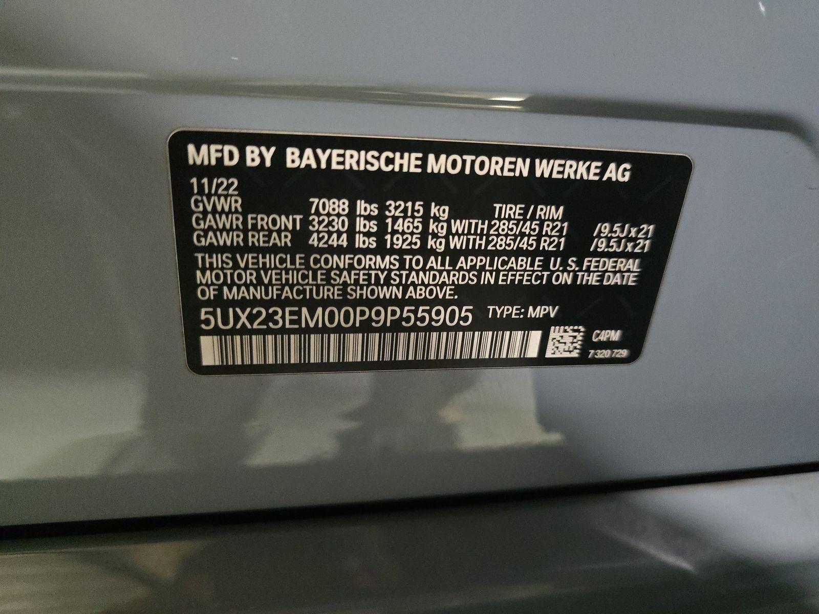 2023 BMW X7 xDrive40i AWD