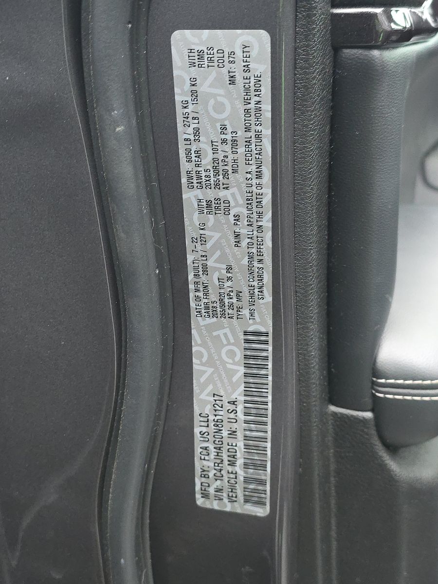 2022 Jeep Grand Cherokee Altitude AWD