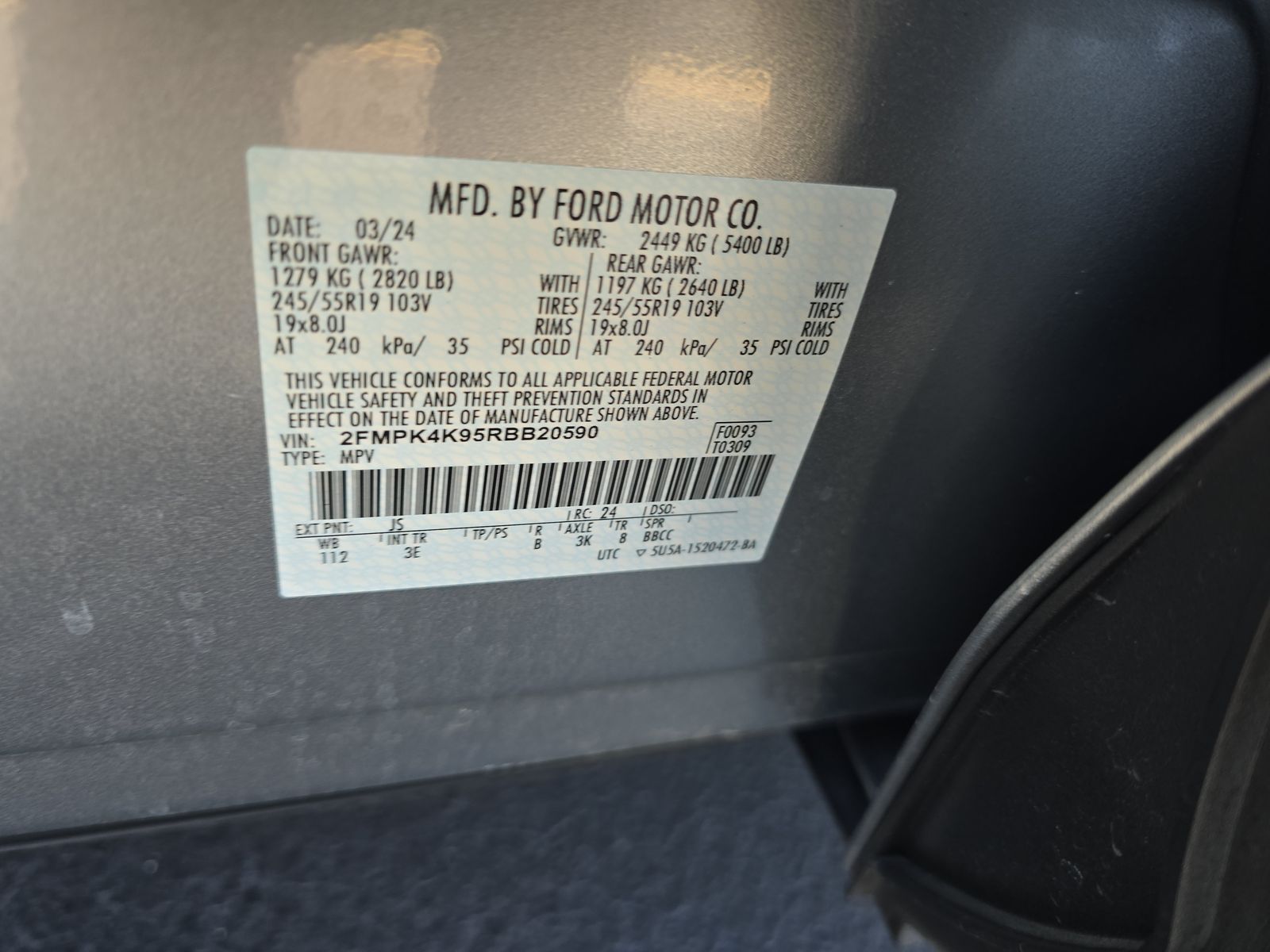 2024 Ford Edge Titanium AWD