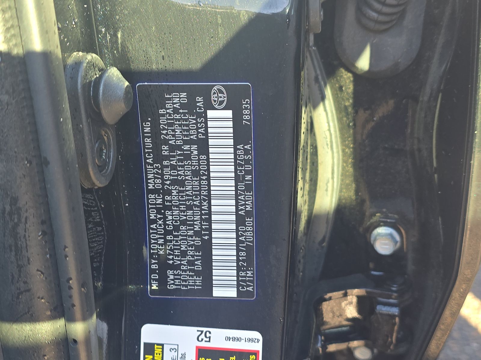 2024 Toyota Camry XLE FWD