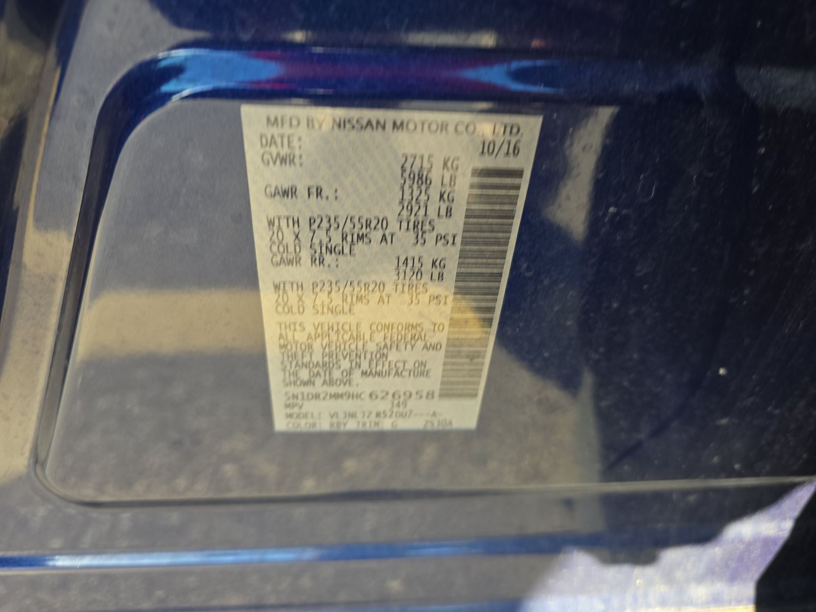 2017 Nissan Pathfinder Platinum AWD