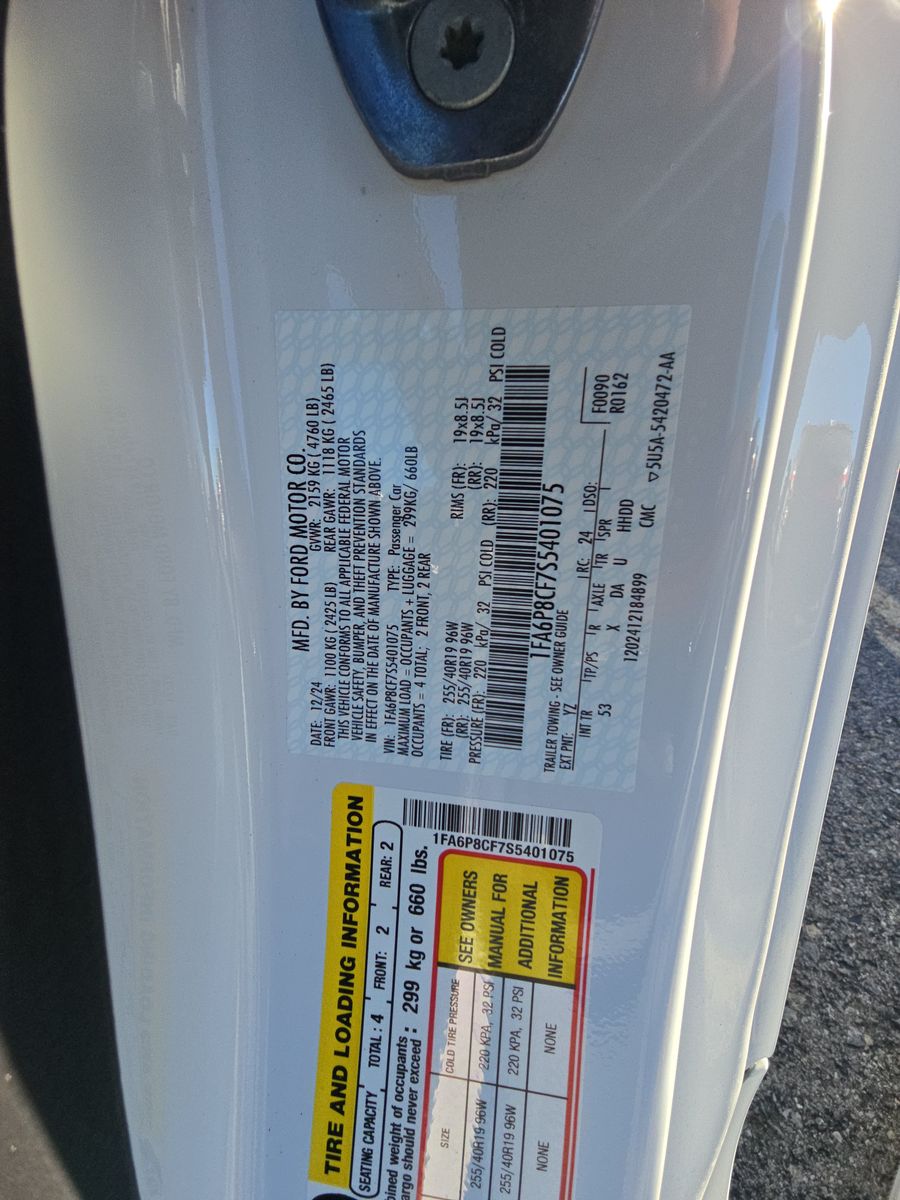 2025 Ford Mustang GT Premium RWD