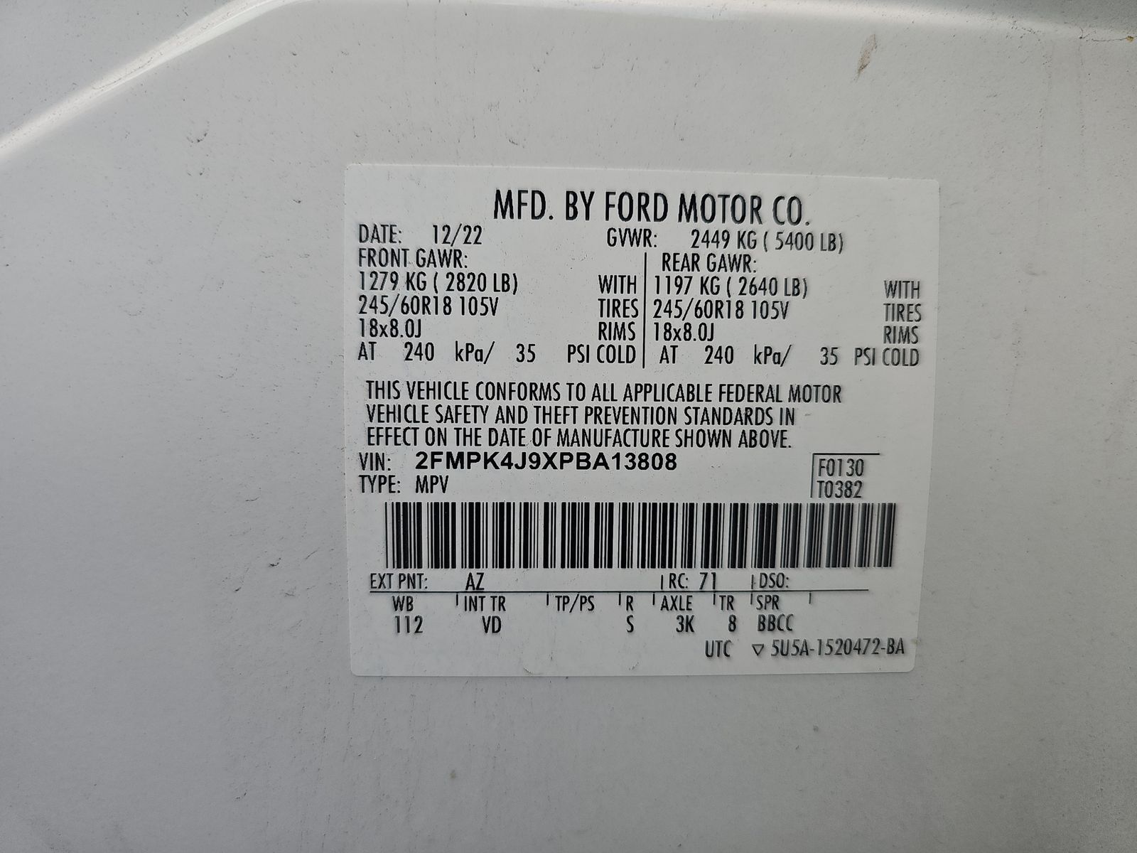 2023 Ford Edge SEL AWD