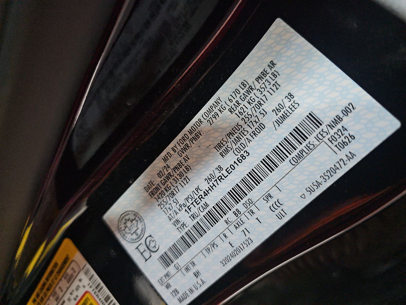 2024 Ford Ranger XLT AWD