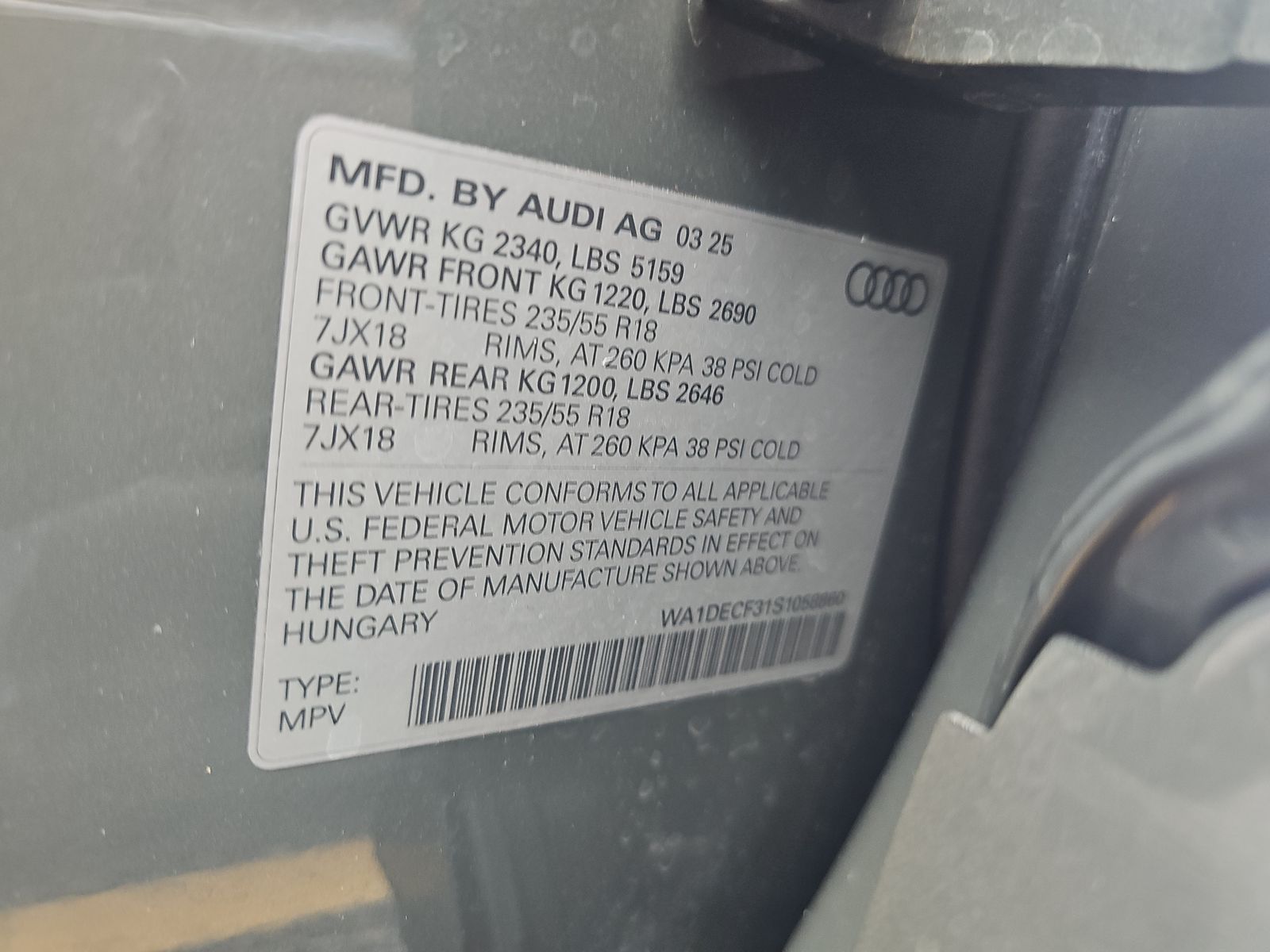 2025 Audi Q3 S line Premium AWD