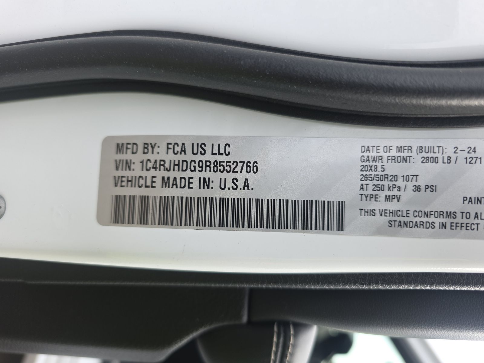 2024 Jeep Grand Cherokee Overland AWD