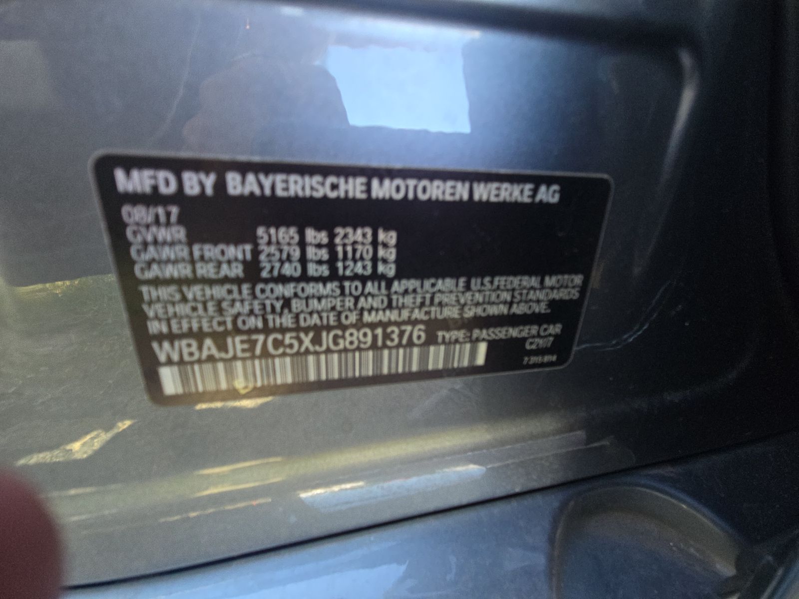 2018 BMW 5 Series 540i xDrive AWD