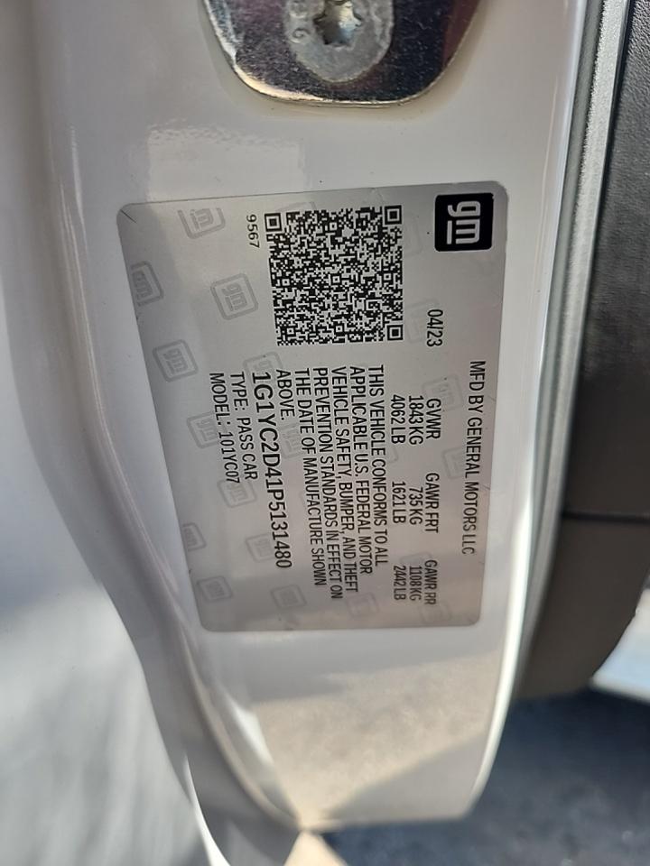 2023 Chevrolet Corvette Stingray RWD