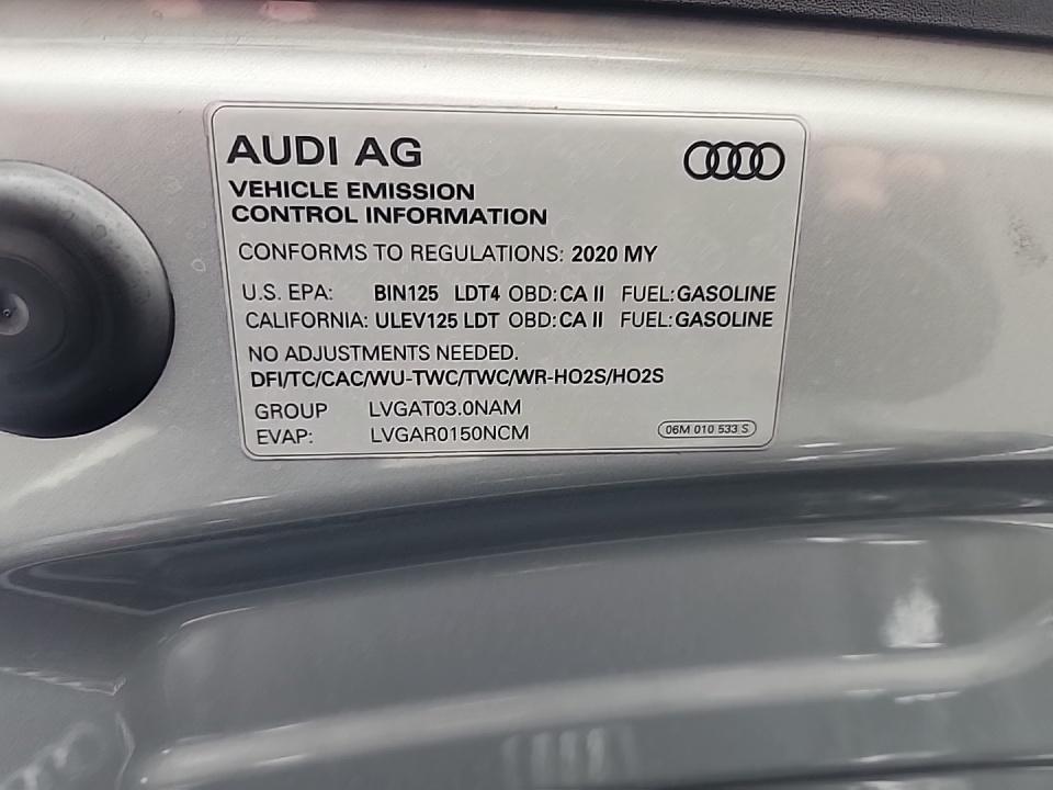 2020 Audi Q8 Premium Plus AWD