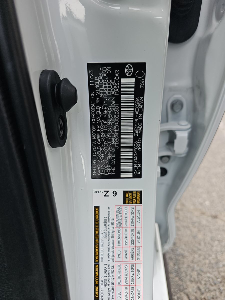 2024 Toyota Corolla Hybrid SE FWD