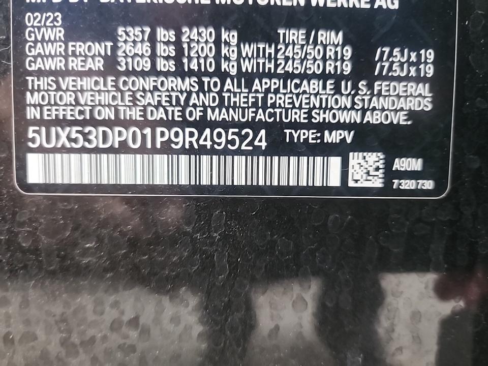 2023 BMW X3 xDrive30i AWD