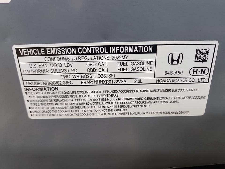 2022 Honda Civic Sport FWD