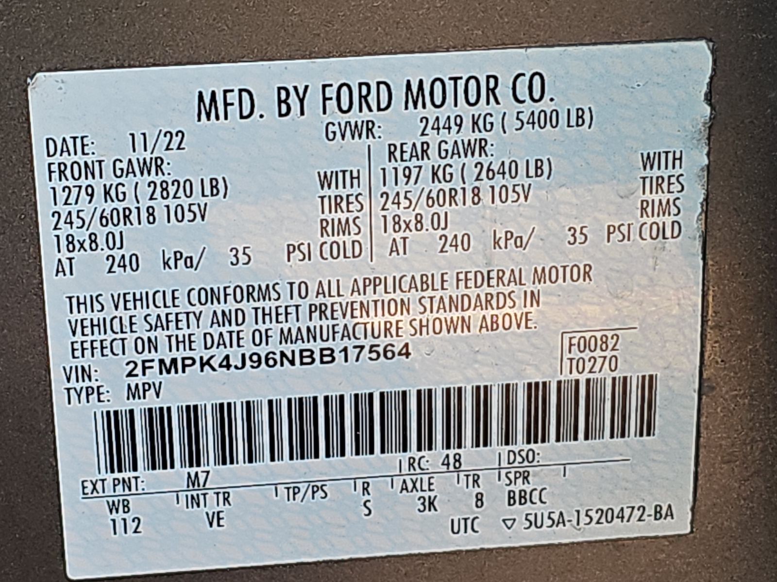 2022 Ford Edge SEL AWD