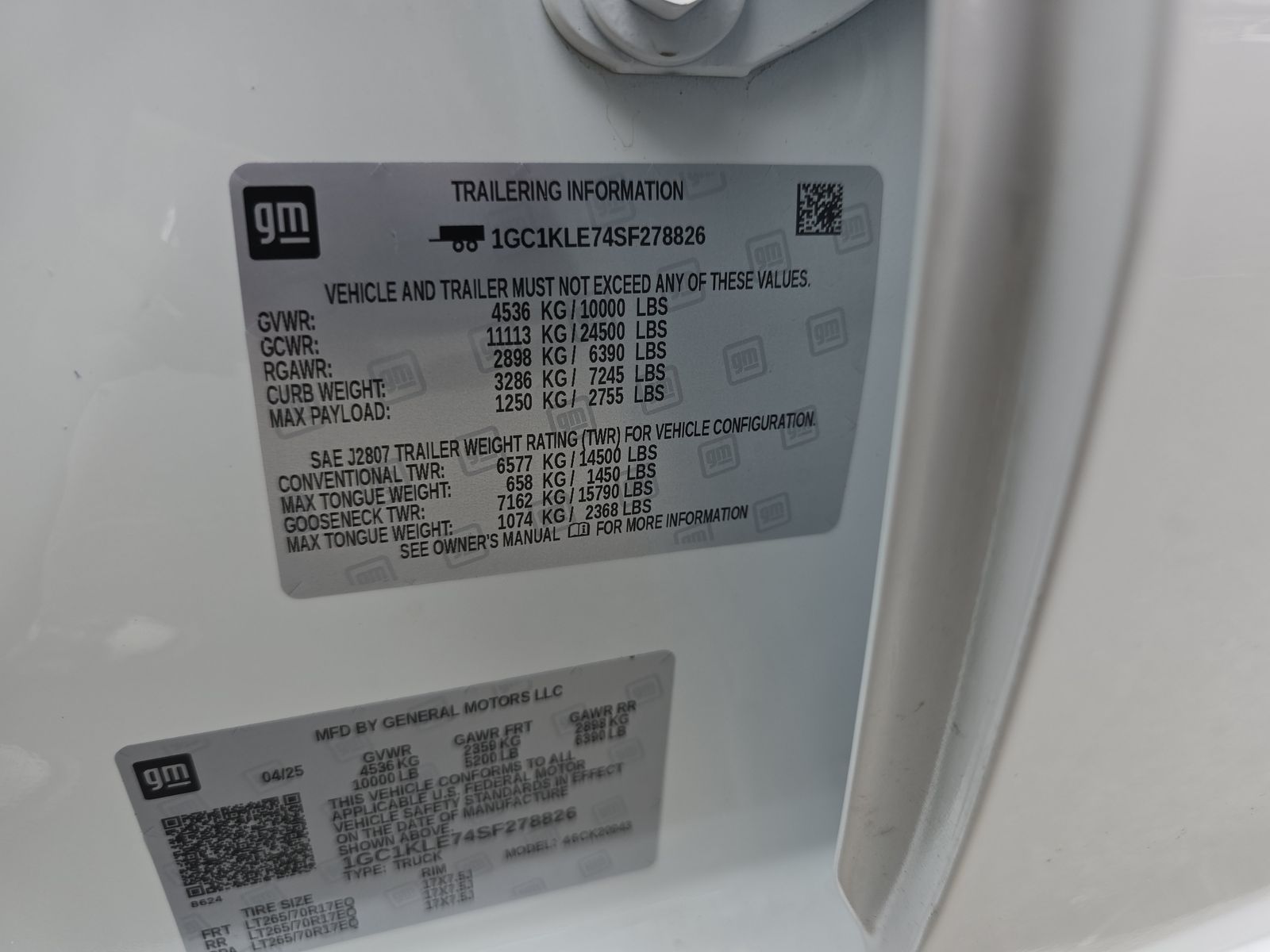 2025 Chevrolet Silverado 2500HD Work Truck AWD