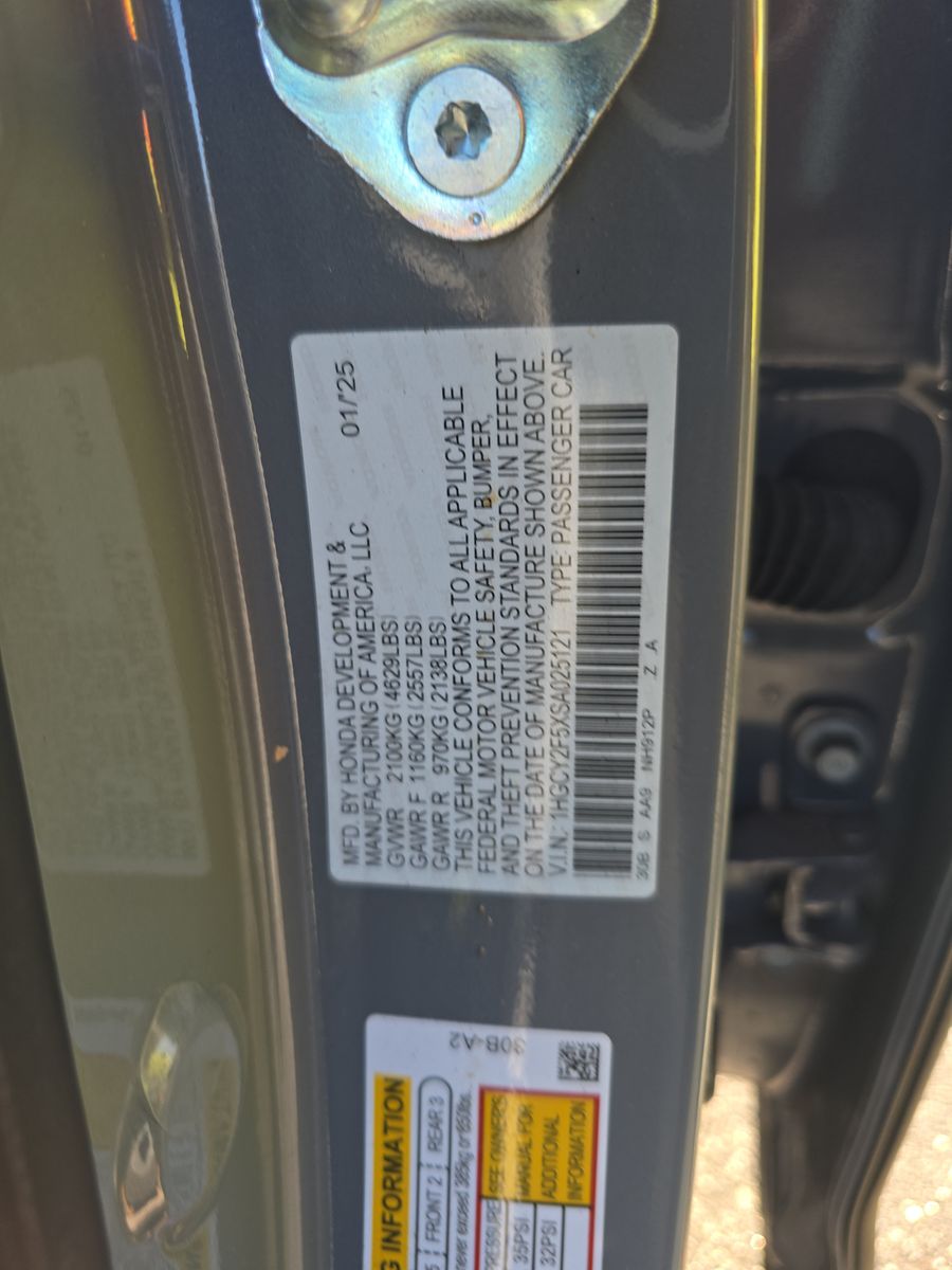 2025 Honda Accord Hybrid Sport FWD