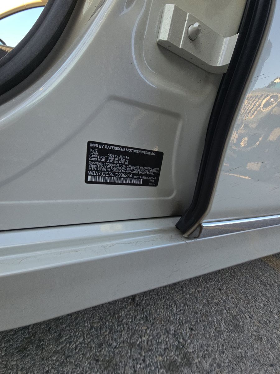 2018 BMW 7 Series 740e xDrive iPerformance AWD