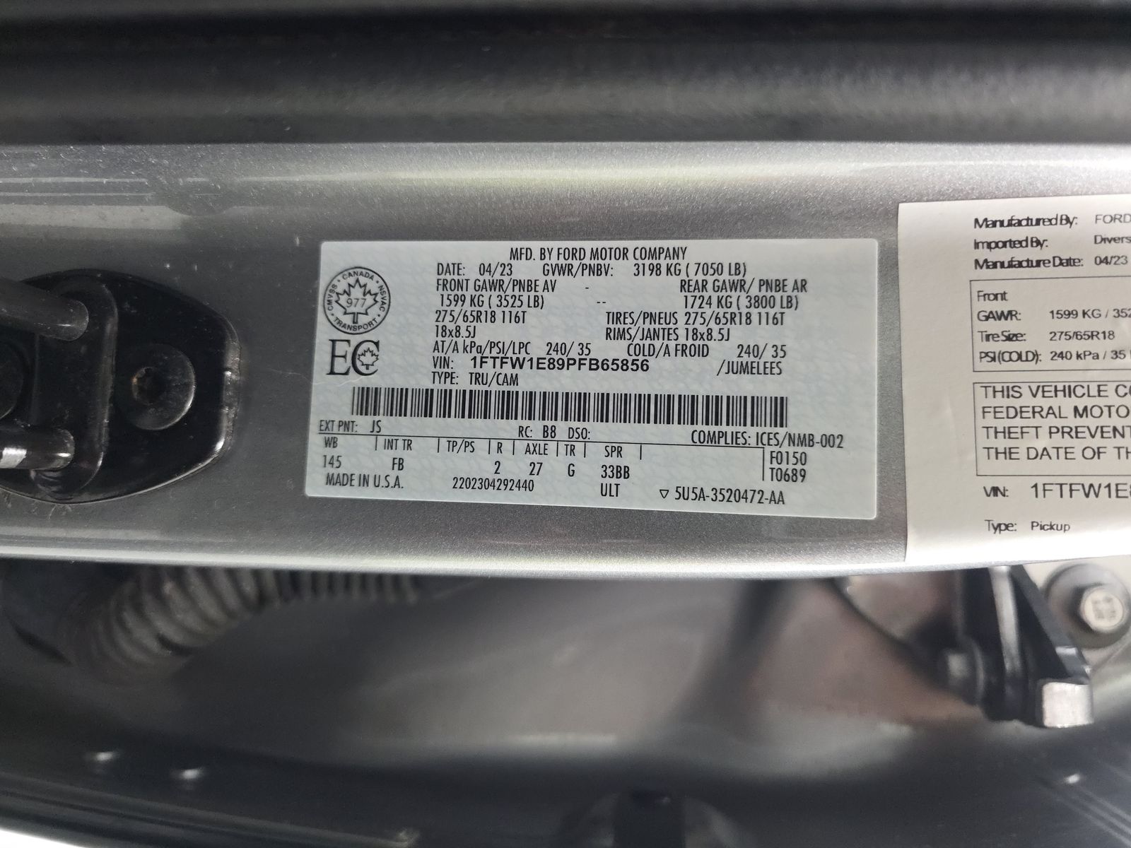 2023 Ford F-150 XLT AWD