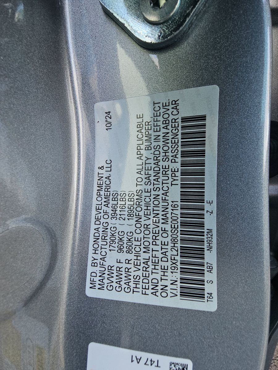 2025 Honda Civic Sport FWD