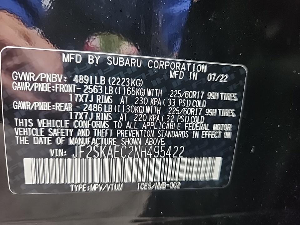 2022 Subaru Forester Premium AWD