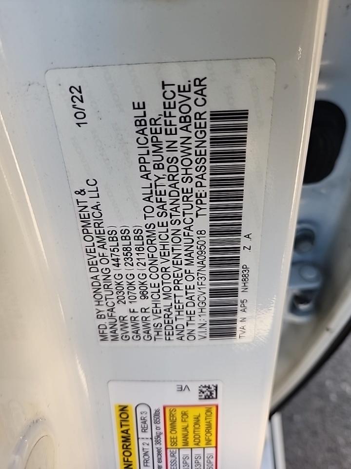 2022 Honda Accord Sport FWD