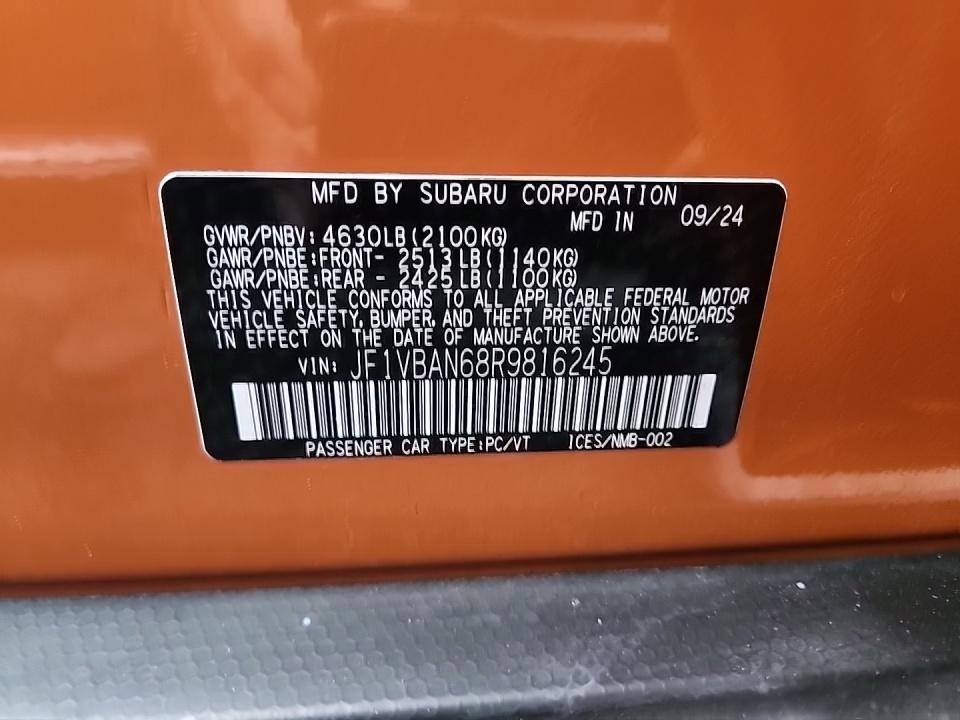 2024 Subaru WRX Limited AWD