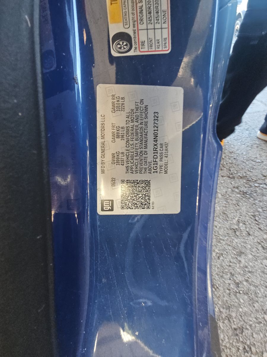 2022 Chevrolet Camaro 2LT RWD